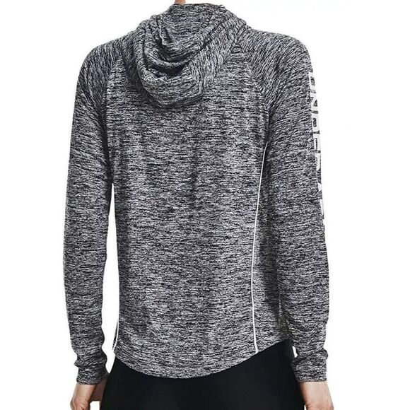 Under Armour 1362868-001 Women's Sz M Black Velocity Wordmark Lightweight Hoodie - Picture 8 of 8